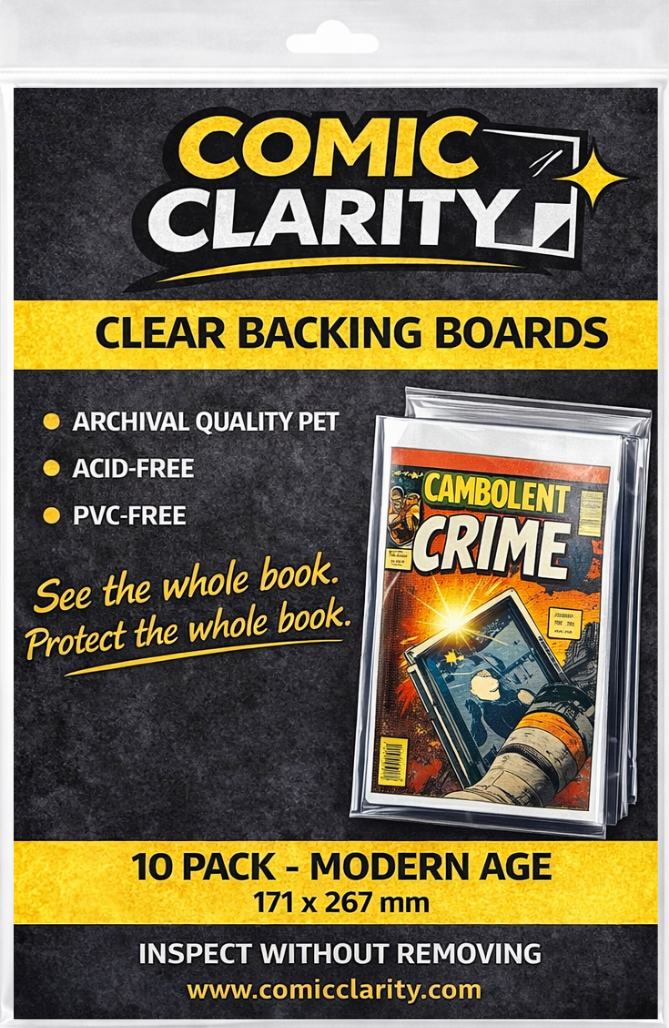 Comic Clarity Clear Backing Boards – Modern Age